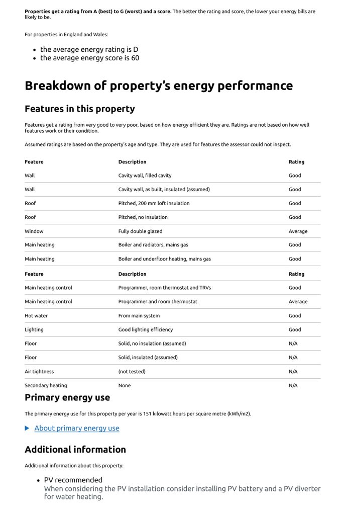 Energy performance certificate (EPC) – Find an energy certific
